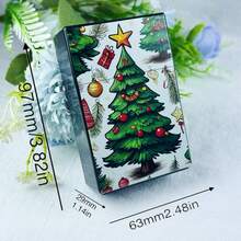 1 szt. Etui na papierosy z kreatywnym wzorem – wytrzymałe, prostokątne, przenośne pudełko na papierosy, idealne na tytoń, biżuterię i niezbędne rzeczy w podróży | Modny, wielofunkcyjny organizer do przechowywania, pudełko na papierosy, perły do papierosów, mała puszka na papierosy, duża papierośnica, akcesoria do palenia, minimalistyczny organizer, kompaktowa konstrukcja, dla entuzjastów urody - Wielokolorowe - Zobacz 2