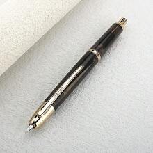 金豪20按压式伸缩钢笔，F尖，带上墨器，树脂笔身，礼品笔 - 20便士 - 查看 6