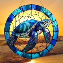 1pc Acrylic Catcher - Colorful Decoration, Vibrant Garden And Patio Catcher, Spiritual Room Decor, Lovers, Beach And Bathroom Decor. - Màu xanh lam - Xem 6