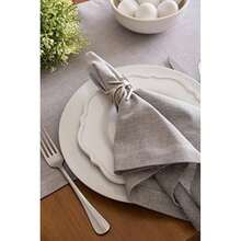 DII TC Solid Chmbry, Paños de Cocina, , 1, 1(Cambray Gris camino de mesa 35.5x182.8 cm) - Multicolor - Ver 7