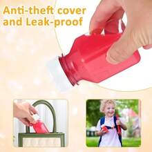 3.5oz Plastic Juice Bottles With Caps 16Pcs 100ml Square Juice Bottles Reusable Clear Leak Proof Small Bottle  Milk Coffee Liquid Fillable Bottles For Smoothie Juice Ginger Beer - Trong suốt - Xem 4