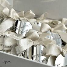 Festival Kareem Mirror Tag, Festival Table Decor, Festival Kareem Label, Acrylic Mirror Tag, Personalized Gift Tag, Easter Tags, First Favor Tags, Graduation Gift Tags, Wedding Favor Tags, Baptism Favor Tags, Multi-Functional, Ideal Gifts For Him, Ideal Gifts For Her, Boyfriend, Dad, Girlfriend, Mom, Family, Friends, Tea Room, Home, Garden, Office, For Anniversaries, For Valentine's Day, For Mother's Day, For Birthdays, For Father's Day, For Graduation, For Weddings, For Housewarming,Wedding Essentials - Silver - View 14