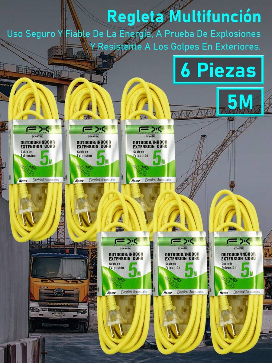 Extension Cords - 5 Metros--6 Piezas - View 1