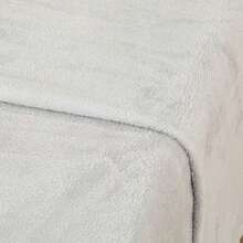 Tramas+ Jogo de lençóis de lã coral cinza pérola para camas de 90, 135, 150 e 180 cm - Macio e quente para o inverno, ideal para dormir com conforto e estilo - Design multicolorido para embelezar seu quarto - Material hipoalergênico, perfeito para peles sensíveis - Adiciona estilo e funcionalidade com resistência e durabilidade. - CINZA PÉROLA - Ver 9