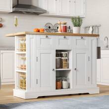 Kitchen & Dining Furniture - Vit+Natur + MDF + Kök - Visa 12