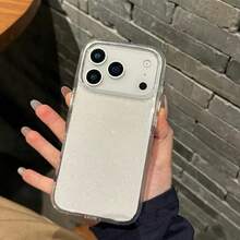 1PC Transparent Glittery Phone Case, Transparent Wallet-Style Silicone Shockproof Back Cover, Waterproof, Drop-Proof, And Scratch-Resistant. Compatible With IPhone 17/17 Air/17 Pro/17 Pro/16/16 Pro Max/16 Pro/16 Plus/15/15 Pro Max/15 Pro/15 Plus/14/14 Pro/14 Plus/14 Pro Max/13/13 Pro/13 Pro Max/12/12 Pro/12 Pro Max/11/11 Pro/11 Pro Max/X/XS/XR/XS Max/7/8/SE2/7p/8p. - Clear - View 6