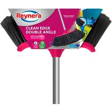 Reynera Mega Barrido Magenta – Escoba Doble Angular de Plástico para Exteriores con Mayor Área de Barrido y Fibras Reforzadas, Ideal para Uso Rudo, Color Magenta - 1 - Ver 9