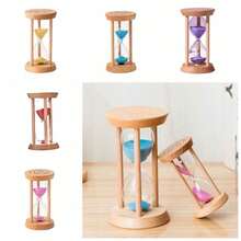 1/3/5 Minutes New Wooden Mini Desktop Decoration Sand Clock Creative Timers Sandglass Kitchen For Kids Gift