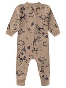 3-Piece Baby Jumpsuit Set, 100% Cotton, For Boys And Girls - Blue - View 4