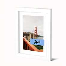 1/3个30x40厘米木质相框，适用于30x40厘米/12x16英寸照片，有红色/黑色及其他颜色可选，不含相纸，生日/毕业礼物 - 彩色 - 查看 12