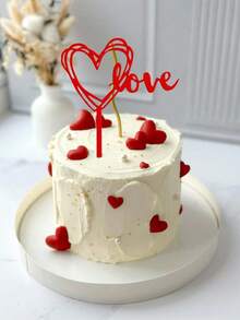 24 piezas de Decoraciones para pasteles de ocasiones múltiples, Adornos para pasteles de Cumpleaños Feliz y Día de San Valentín, Accesorios de exhibición para hornear, Decoraciones para pasteles de fiesta - Multicolor - Ver 3