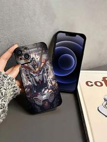 Mecha Warrior Design Phone Case Compatible With Samsung Phone Cases  17  16 Pro Max  15 Pro Max  13 And  12 Made Of TPU Material Providing Shock And Drop Protection It's An Ideal Gift For Gaming Enthusiasts Collectors Friends And Birthdaysphone Case,Christmas,Phone Cases, Case, 17 Pro Case,Noël, 17 Pro Max Case, 16 Case, 128 Pro Case,Christmas Phone Case,Christmas Decor,Coque De Téléphone,Cute Phone Case,Winter,Anime Mobile Phone Case - Black - View 4