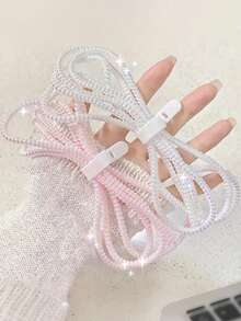 手机充电线防断裂保护套（保护套+绑带） - 彩色 - 查看 1