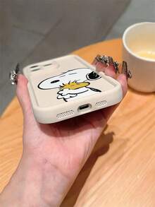 A Cartoon Snoopy Pattern, A High-Bamboo Anti-Drop Phone Case Made Of Tpu Material, Can Be Given As A Holiday Gift. It Is Suitable For IPhone Xs/ XS Max /Xr/11, 12, 13, 14, 15, 16pro/Promax/14, 15, 16plus/17, And Is Suitable For Both Men And Women - 彩色 - 查看 2
