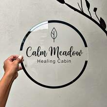 3D Acrylic Business Sign | Custom Text Wall Signage | Rectangle Logo Sign | Hair Salon, Nail Studio, Aesthetics Clinic, Beauty Shop Signs Custom Acrylic Logo Sign For Business – Personalized Bar, Office Wall Decor & Outdoor Sign, Perfect Business Or Office Gift, Logo Display Personalized Acrylic Office Sign | Custom Business Logo Display - Multicolor - View 22