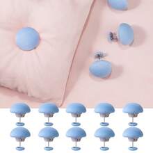 10个装床单被套夹，单键解锁，防滑毯扣，被子固定器夹子