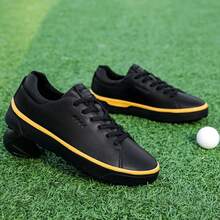 Zapatos deportivos de golf profesionales unisex - Negro - Ver 8