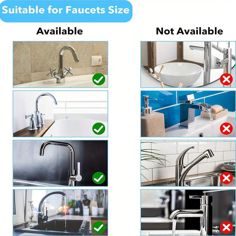Portable Sink Shower Head Attachment With PVC Hose, Tap Mount Handheld Shower Sprayer, Adjustable Water Flow, Quick Connect Faucet Shower Kit, Pet Bathing Hair Washing Shower Hose, Available In 1m/2m/3m Length For Home Bathroom - 白色 - 查看 10