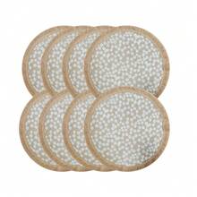4pcs/6pcs/8pcs Natural Jute 15 Inch Jute And White Print Tassel Placemats, Rustic Round Woven Coarse Linen Tassel Table Mats, Non-Slip, Heat Resistant, Lightweight, Durable And Reusable, Multipurpose For Kitchen, Bohemian Wall Decor, Trivet, Plate Mat, Ideal For Christmas Eve, Halloween, Home Dining Room Decor, Gifts, Weddings, Parties - Multicolor - View 16