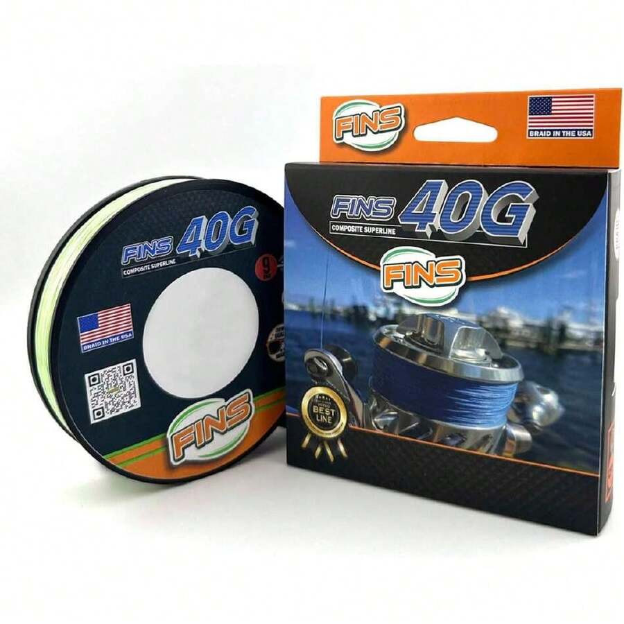 40G Super Round Braided Fishing Line USA Made - High Strength-To-Diameter Ratio, Smootono Feel, 8 Fiber Bundle Over-Braiding, No Fluff Design,31250829 - Hot Pink - View 1