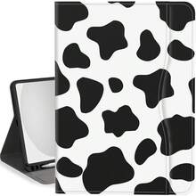 Case For IPad (A16) 11th Generation 11 Inch 2025, IPad 10th Generation Case 10.9 Inch 2022 Flip Stand Auto Sleep Cover With Pencil Holder & Pocket, Cow Print,CowPrint - 牛印 - 查看 1