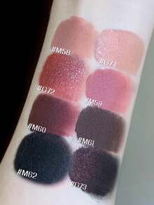 GIRLCULT Love Whisper 哑光唇彩 #G73 双色 | 创新哑光转珠光配方 | 丝绒般柔滑质地 | 轻盈哑光唇彩，3.8克（0.13盎司），礼盒套装 - G73 Black N Red Two packs - 查看 7