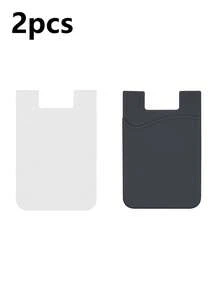 1pc Minimalist Universal Adhesive Phone Back Bag Phone Back Wallet Pocket Compatible With Most Smartphones And Protective Cases Card Covers For Vacation Card Holder Wallet Business Card Holder Credit Card Holder Women For Women For Men Card Wallet Magsafe Wallet - Multicolor - View 25