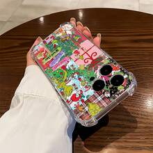 Funda transparente para teléfono con diseño navideño del , resistente a caídas y con cuatro esquinas reforzadas. Compatible con teléfonos ,  17,  16 Pro Max,  15 Pro Max,  13 y  12. Fabricada en TPU para una protección eficaz contra golpes y caídas. Un regalo ideal para familiares, amigos, seres queridos, parejas y para celebrar la Navidad. - transparente - Ver 4