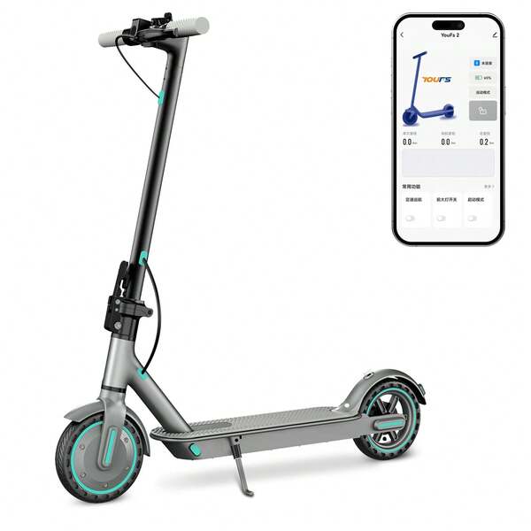 Patinete eléctrico para adultos, hasta 19 mph, alcance de 19 millas y carga de 264 lb, patinete eléctrico de aleación de aluminio con motor de 350 W, patinete eléctrico plegable con sistema de frenado doble