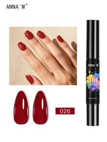 一步式凝胶指甲油笔 3合1 UV凝胶美甲笔 无需底油和封层 需要美甲工具 - 彩色 - 查看 12