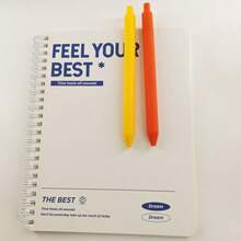 3pcs/Set Creative Large Capacity Thick Spiral Notebook Set, Cute & Personalized Accounting Book
