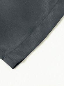 1pc Plus Size Men's Multi-Pocket Solid Color Cargo Pants, Casual Commuting, Sports Training, Jogging, Fitness, Outdoor, Street, Hiking, Loose, Simple, Fashion, Versatile, Straight Leg Sweatpants - Dark Grey - View 7