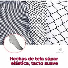 Medias de red elástica de cintura - Negro - Ver 4