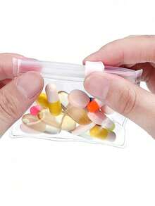 1个便携式药袋，小巧药盒，便捷旅行药品收纳袋，适合日常/户外/旅行，注重健康和经常旅行人士的必备品，多功能布艺药袋，便携式急救包，户外旅行药袋，宿舍应急药品收纳袋（多种颜色可选） - 彩色 - 查看 11