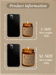 Scented Candle Gift Set, Soy Wax Candles, Help You Relax And Sleep, Fragrant And Long-Lasting Burn Time - Ideal Valentine's Day Gift For Family And Friends, Also Suitable As Wedding, Birthday, Holiday, Wedding Favor Lady Gift Set, Home Fragrance Candles, Unisex Candle Gift, Birthday, Yoga Bath, Valentine's Day Gift, Home And Hotel Decor Candles - Multicolor - View 5