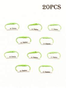 10 Personalized Custom Shoe Name Tags For School To Distinguish Shoes, Clothes, Umbrellas, Water Cups And Other Daily Necessities,Luggage Tag, Personalized Gifts - Style a - View 43