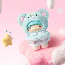 Miniso 三丽鸥库洛米/美乐蒂小斗篷系列乙烯基毛绒盲盒挂件，可爱角色斗篷设计，乙烯基+毛绒材质，细节精致，随机发货，可作包包装饰钥匙扣，三丽鸥粉丝收藏礼物，适合情人节礼物（1个随机发货） - 彩色 - 查看 4