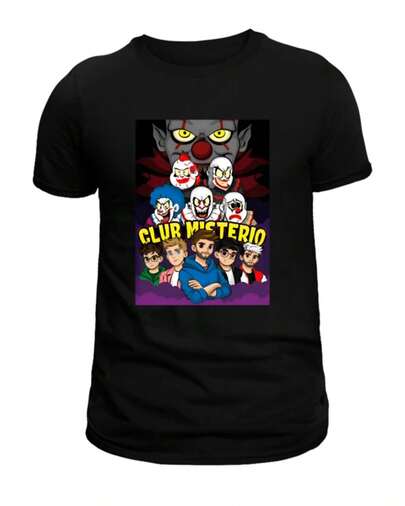 Nueva camiseta de estilo urbano de cuello redondo impresa de manga corta Playera Clubmisterios Fede Vigibani Vecibanda Unisex para niño 2 Relajada y versátil, adecuada para la mayoría de ocasiones, un gran regalo de Navidad