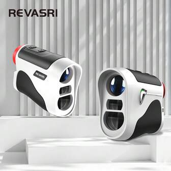  REVASRI 新款 1090 码高尔夫测距仪，带坡度调节开关，符合高尔夫锦标赛规则，旗杆锁定，脉冲振动快速对焦
