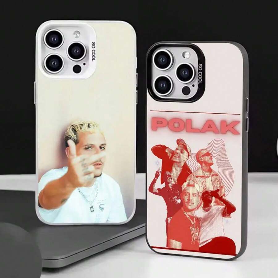 Funda de teléfono PLK del rapero francés Mathieu para 17 16 15 14 13 12 11 Pro Max Plus, color a prueba de golpes, cubierta trasera plateada - z8 - Ver 1