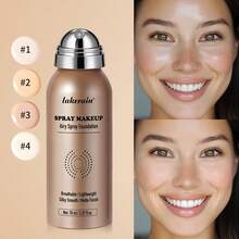 Lakerain Matte Finish Foundation Spray, Natural, Lightweight, Breathable, Waterproof, Long-Lasting, Hydrating, Smooth Makeup Base - Nhiều màu - Xem 8
