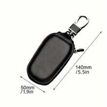 高级汽车钥匙链钥匙套，带拉链，防刮擦，防尘，适用于汽车 - 均碼 - 查看 2