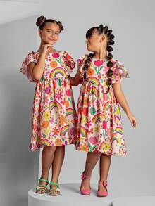 Encanto Pink Dress For Girls, Sizes 4, 6, 8, 10, 12, 14, 16, Cool And Lightweight - Evangelical - Pink Charm - View 2