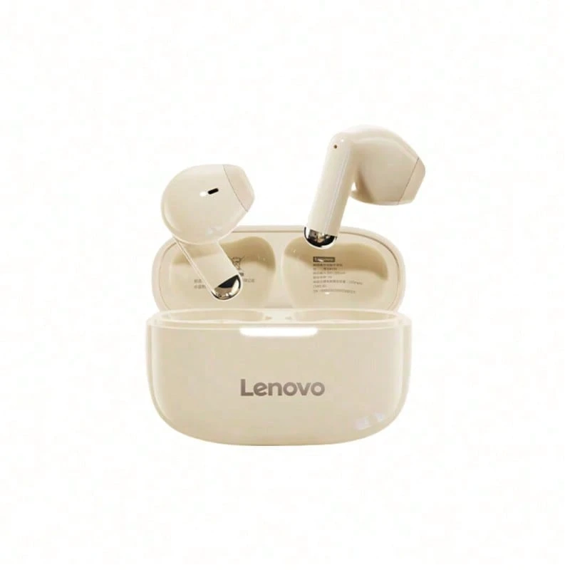Lenovo EA110 遊戲藍牙耳機 藍牙無線技術 半入耳式舒適佩戴 0.06s低延遲 主動降噪效果 高清音質表現 蘋果安卓通用 月岩白 - 月岩白 - 查看 1