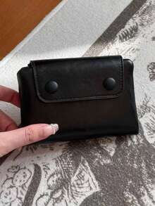 Cartera de identificación transparente de estilo vintage Y2K, versátil, con soporte para pasaporte suave y conveniente para compras diarias, viajes, fiestas y regalos. Pequeña cartera, monedero, tarjetero para mujer. - Multicolor - Ver 10