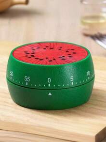 水果造型塑料厨房计时器 - 可爱设计，模拟学习时钟，学习休息周期的时间管理工具 - 无需电池，适用于各种计时用途。 - 彩色 - 查看 5