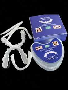 2片装临时牙贴套装，美白替换牙，微笑牙齿修复套装 - 彩色 - 查看 13