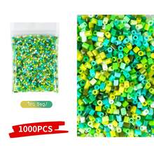 1000pcs/18000pcs - 2.6mm Bagged/Bottled Fuse Beads Kit, Suitable For Creative DIY Daily Art Projects, Fuse Bead Pixel Puzzle Beads, Birthday, Graduation Season, Back To School, Valentine's Day, Christmas Party Birthday Gifts, Multi-Color 2.6mm Fuse Beads Bulk Refill Kit - Beans - View 10