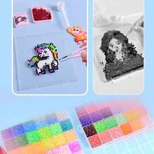2.6mm DIY Craft Material Set, Suitable For Arts And Crafts Creation, Includes Beads And Assorted Accessories, Ideal For Making Christmas And Other Holiday Gifts (Accessories And Beads In Random Colors) - Multicolor - View 7