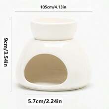 1pc Ceramic Standalone Chocolate Melting Pot, Suitable For Melting Cheese, Chocolate, Butter And Caramel. Ideal For Date Night, Birthday, Wedding And Christmas Celebrations. Also Great For Small Hot Pot, Baking And DIY Cooking Projects, Meets Various Cooking Needs. - Multicolor - View 11